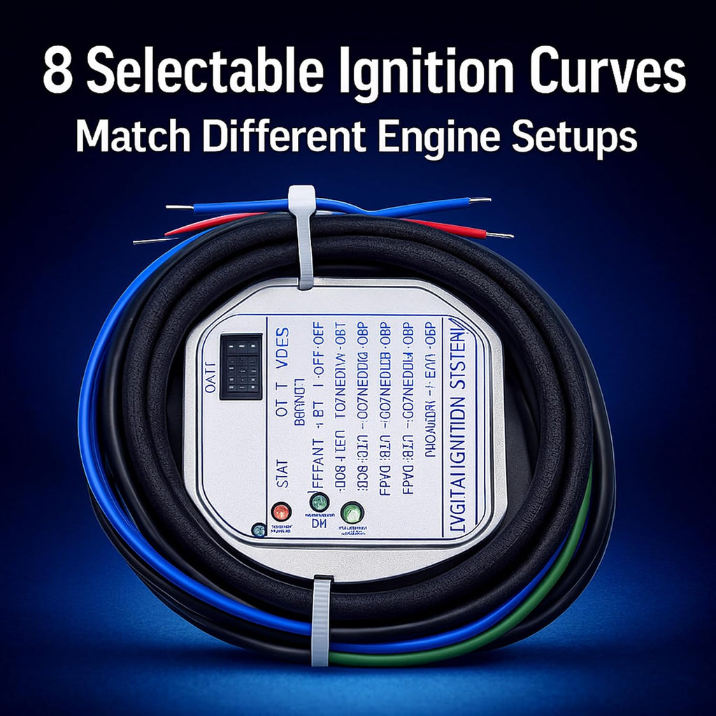 53-644 Programmable Ignition Module Compatible with Harley Big Twin 1970-1999 & Sportster 1971-2003 (Except 1200S), Fits Carb Engines