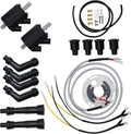 Electronic Ignition Kit Compatible with Honda Dyna S CB500 CB550 CB750 (1969-1978), Includes Ignition DS1-2, 5-Ohm Coil DC8-1 & DW-200 Plug Wires