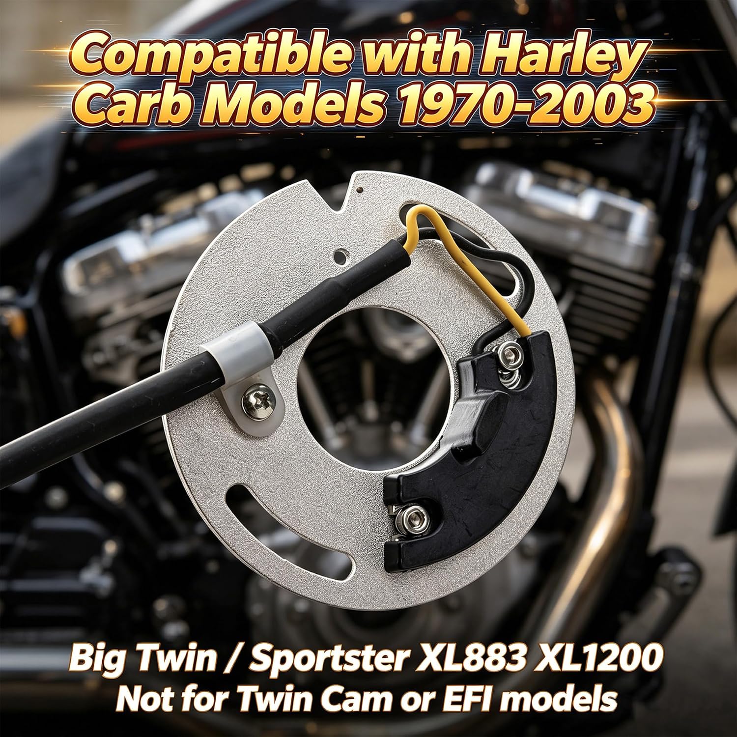 Dual Fire Electronic Ignition Module for Harley-Davidson 1970-2003